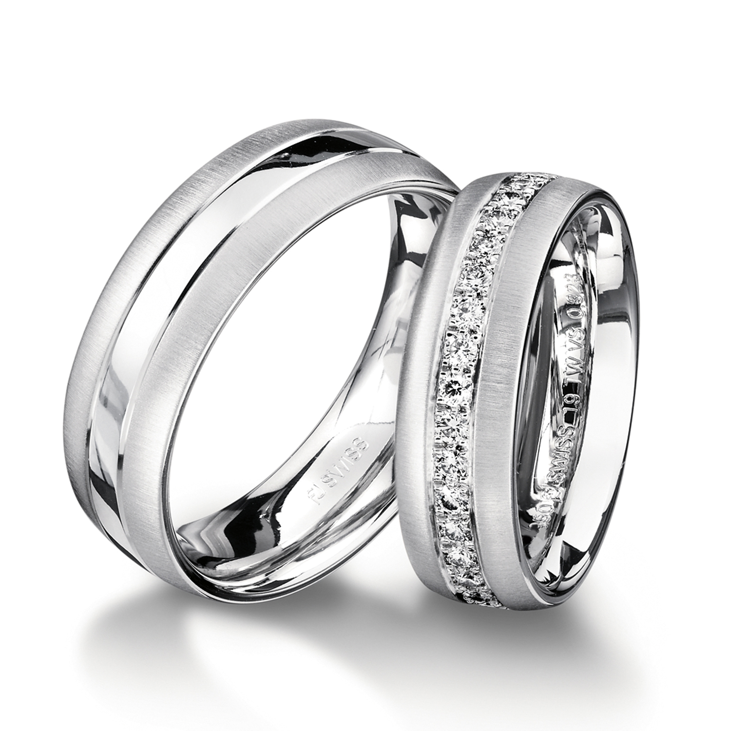 62-52280-0-0-white Rings in gold, platinum and palladium with diamonds Furrer Jacot