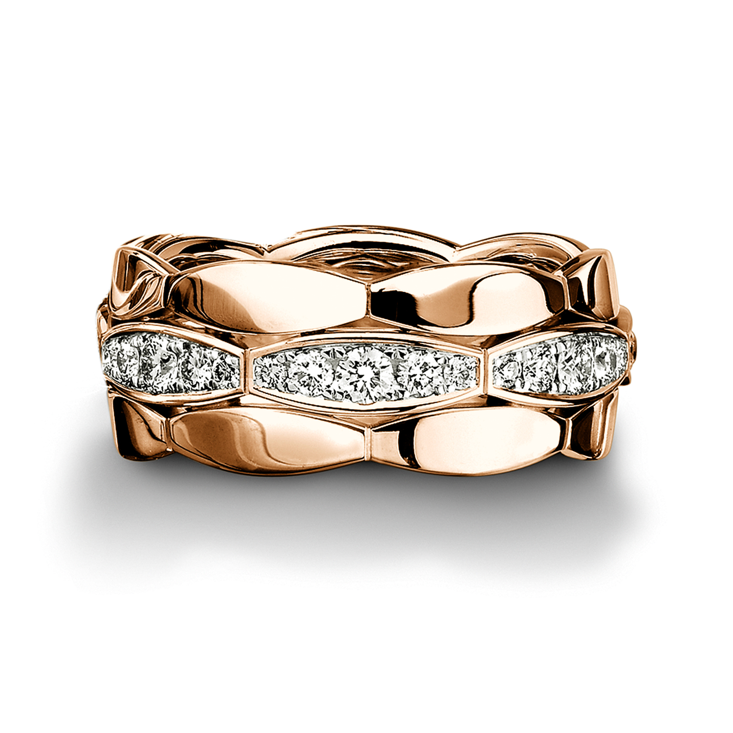 62-52620-0-0 Diamond rings in gold, platinum and palladium with diamonds Furrer Jacot