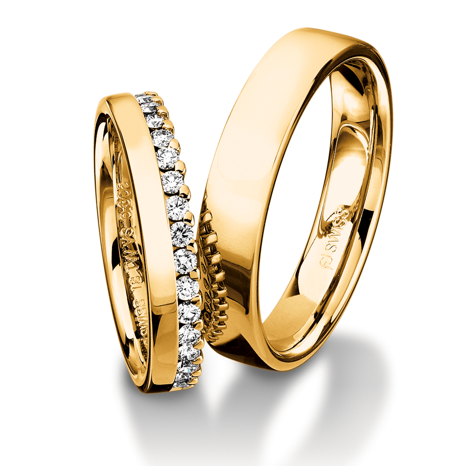 Bague mariage or jaune Clearance