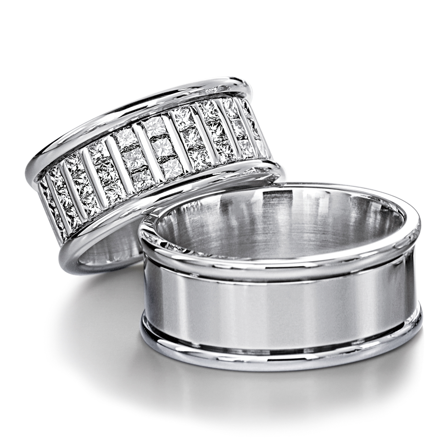 62-52840-0-0 Diamond rings in gold, platinum and palladium with diamonds Furrer Jacot