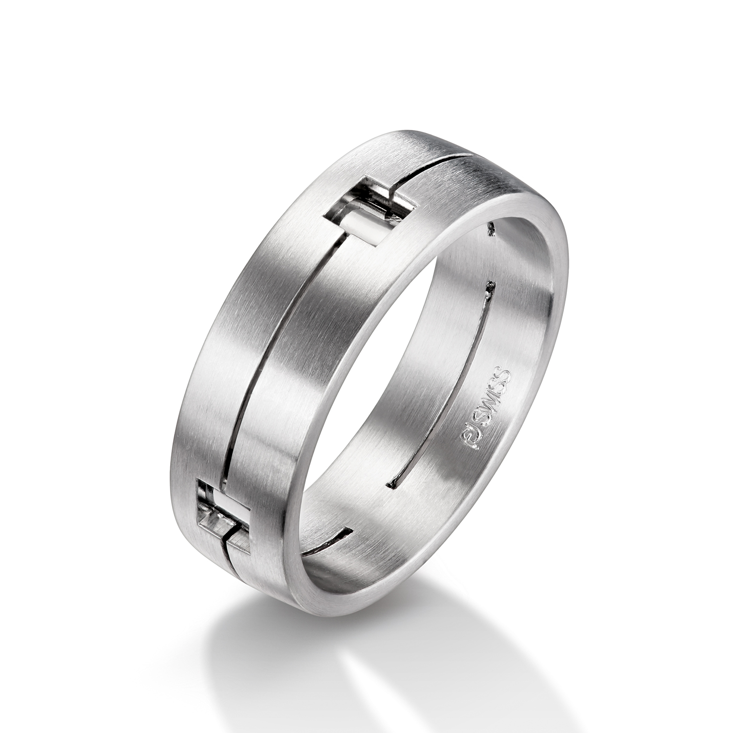 71-27330-0-0 Man's world wedding rings in white