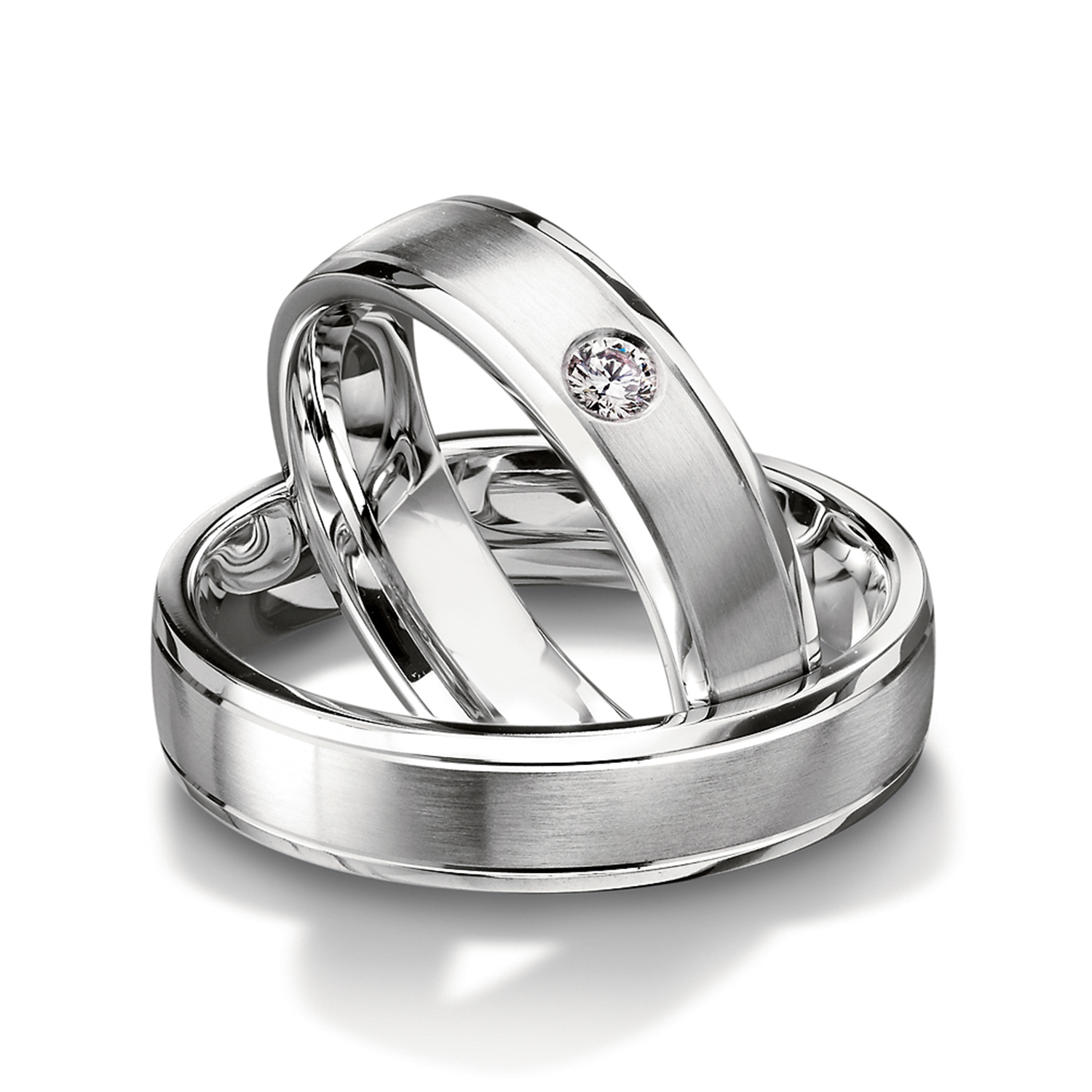 71-81740-0-0-white Rings in gold, platinum and palladium with diamonds Furrer Jacot