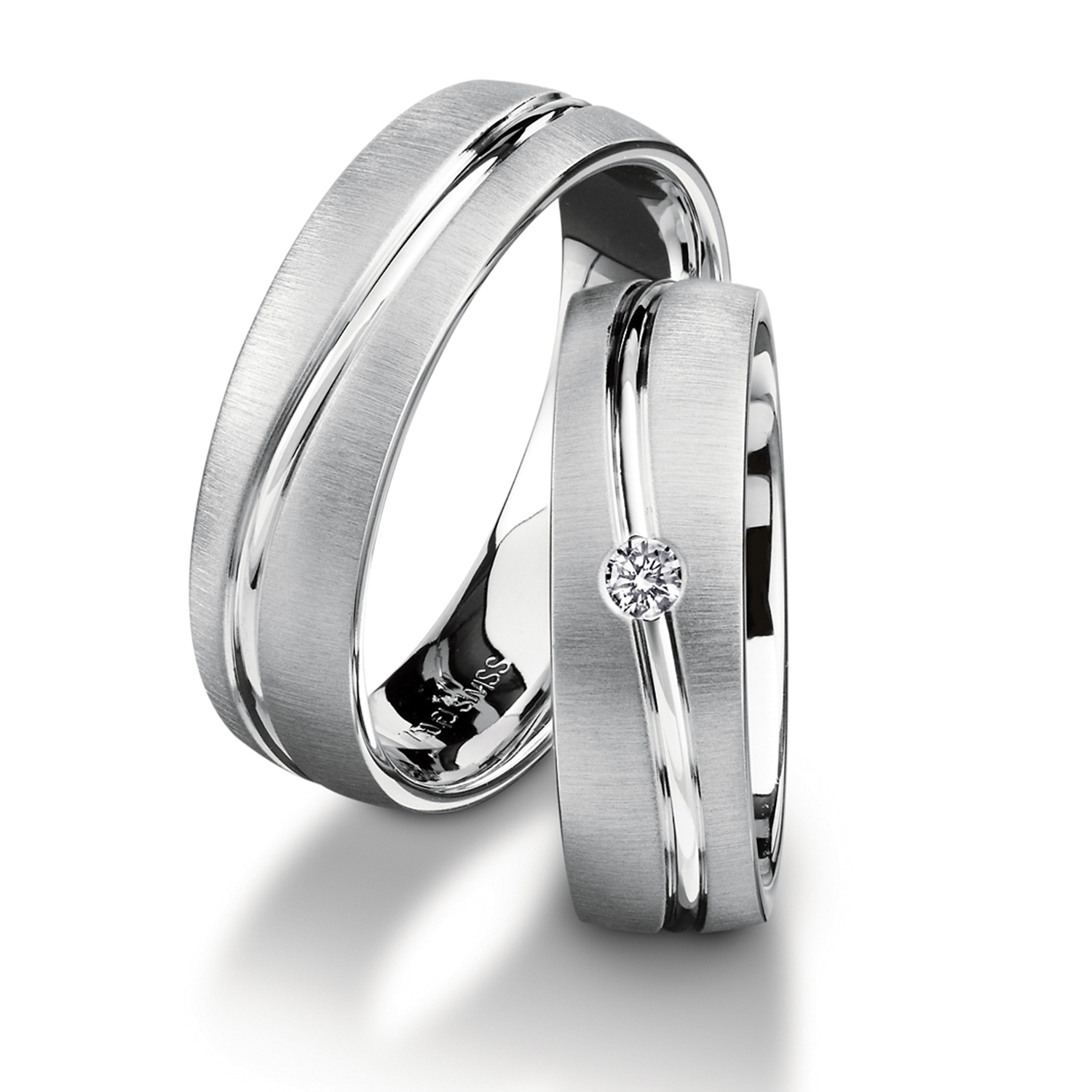 71-82480-0-0-white Rings in gold, platinum and palladium with diamonds Furrer Jacot