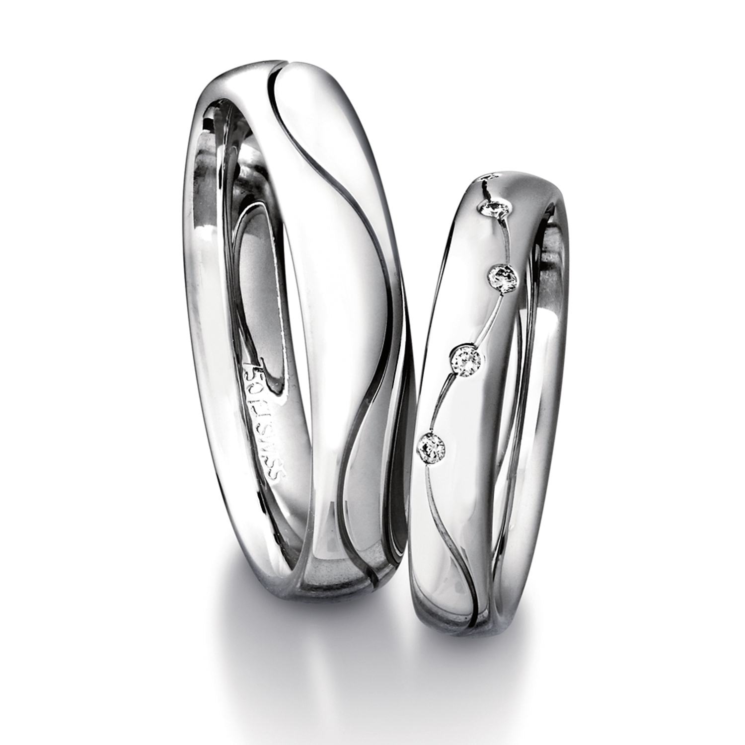 71-83000-0-0-white Rings in gold, platinum and palladium with diamonds Furrer Jacot