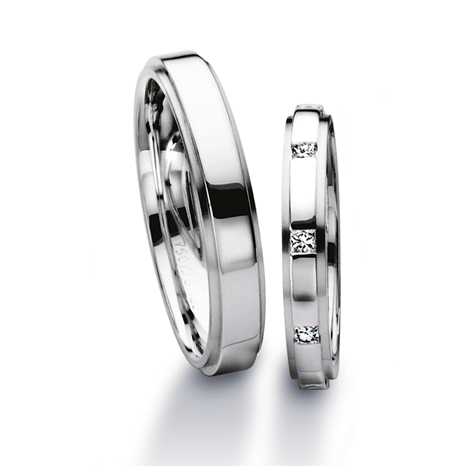 71-83110-0-0-white Rings in gold, platinum and palladium with diamonds Furrer Jacot