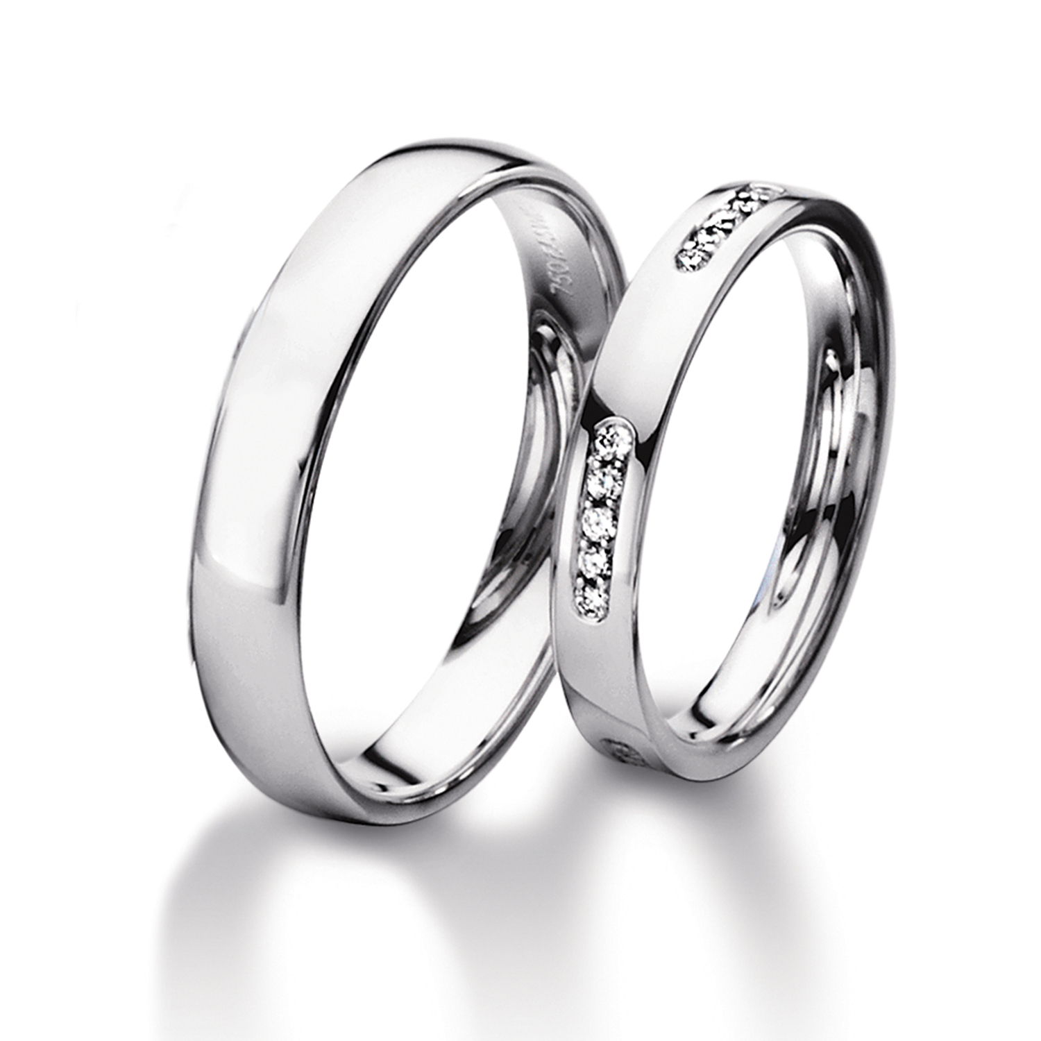 71-83160-0-0-WG rings in gold, platinum, palladium and carbon with diamonds