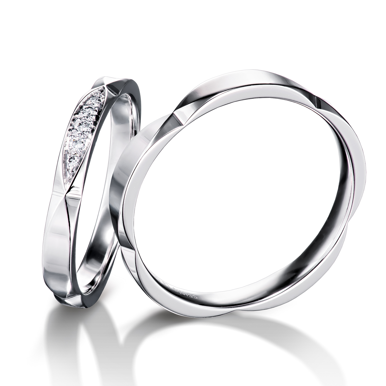 71-83620-0-0-white Sakura - Rings in gold, platinum and palladium with diamonds Furrer Jacot