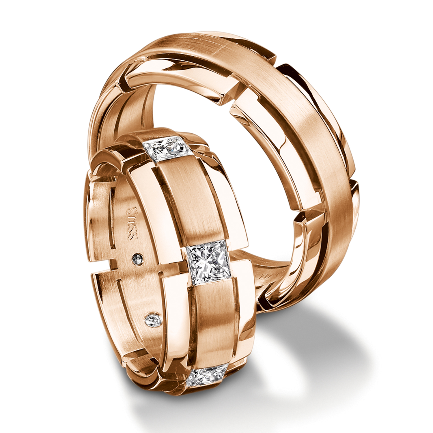 71-83780-0-0 Diamond rings in gold, platinum and palladium with diamonds Furrer Jacot