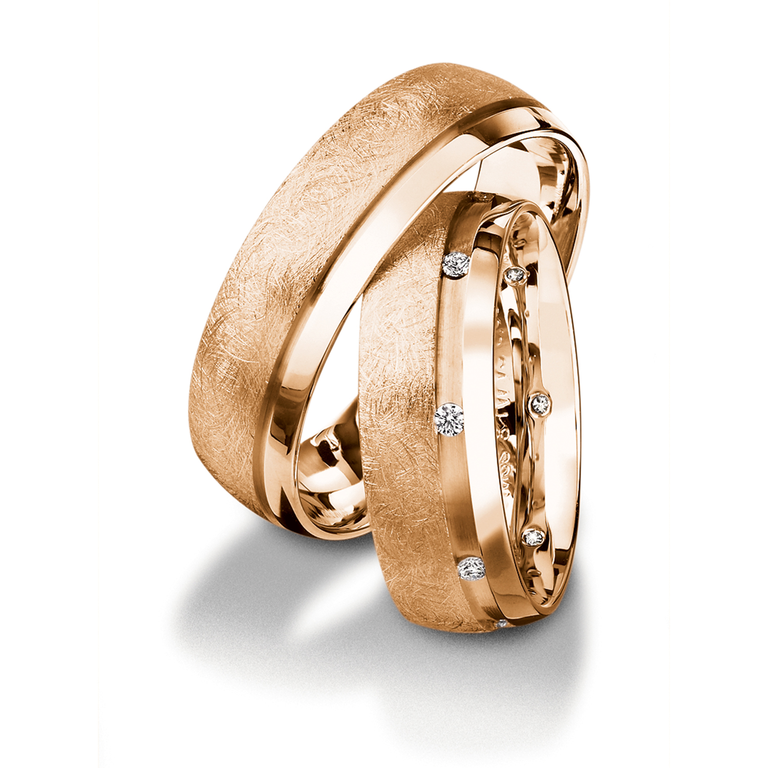 71-83810-0-0-red Rings in gold, platinum and palladium with diamonds Furrer Jacot