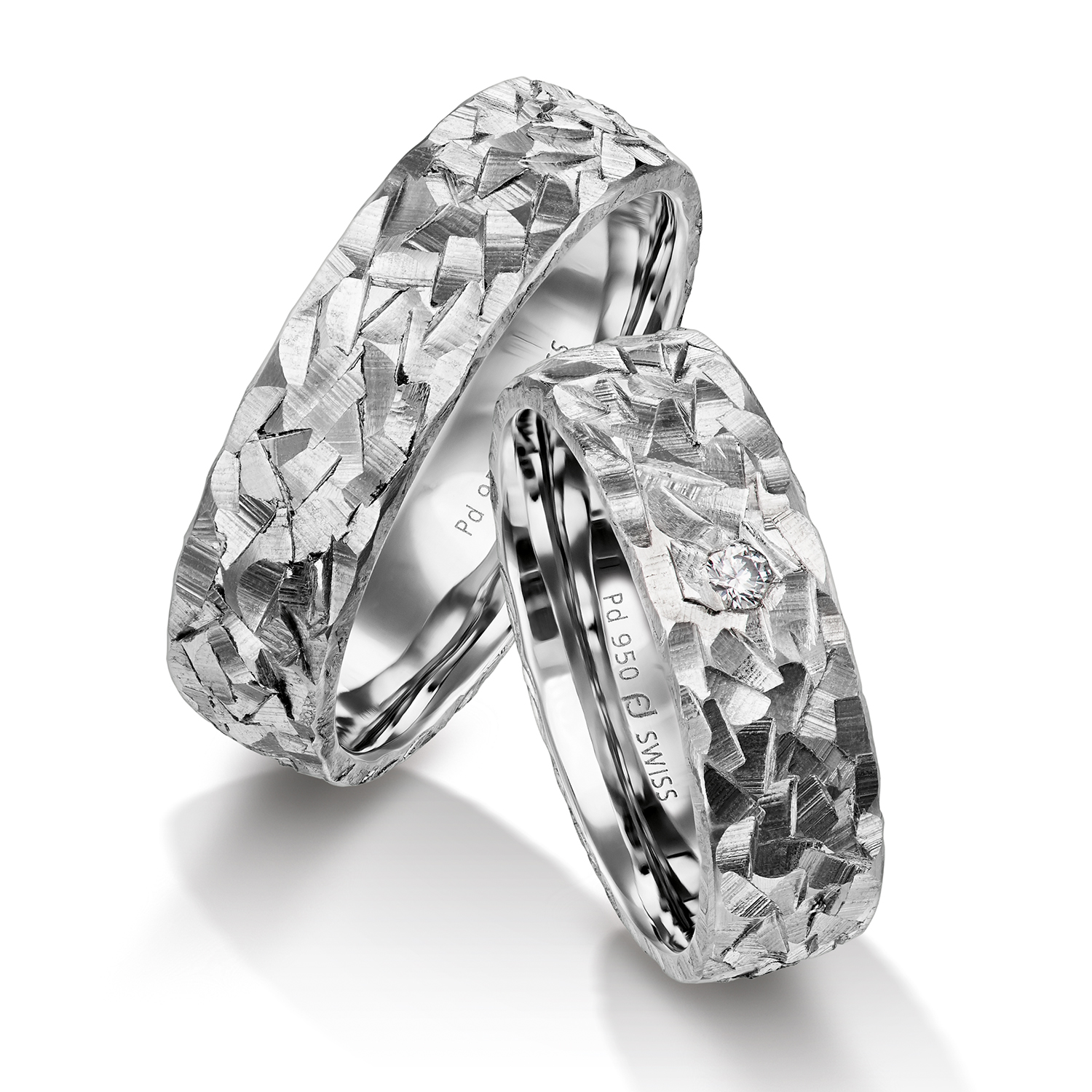 71-84490-0-0_Pd Rings in gold, platinum and palladium with diamonds Furrer Jacot