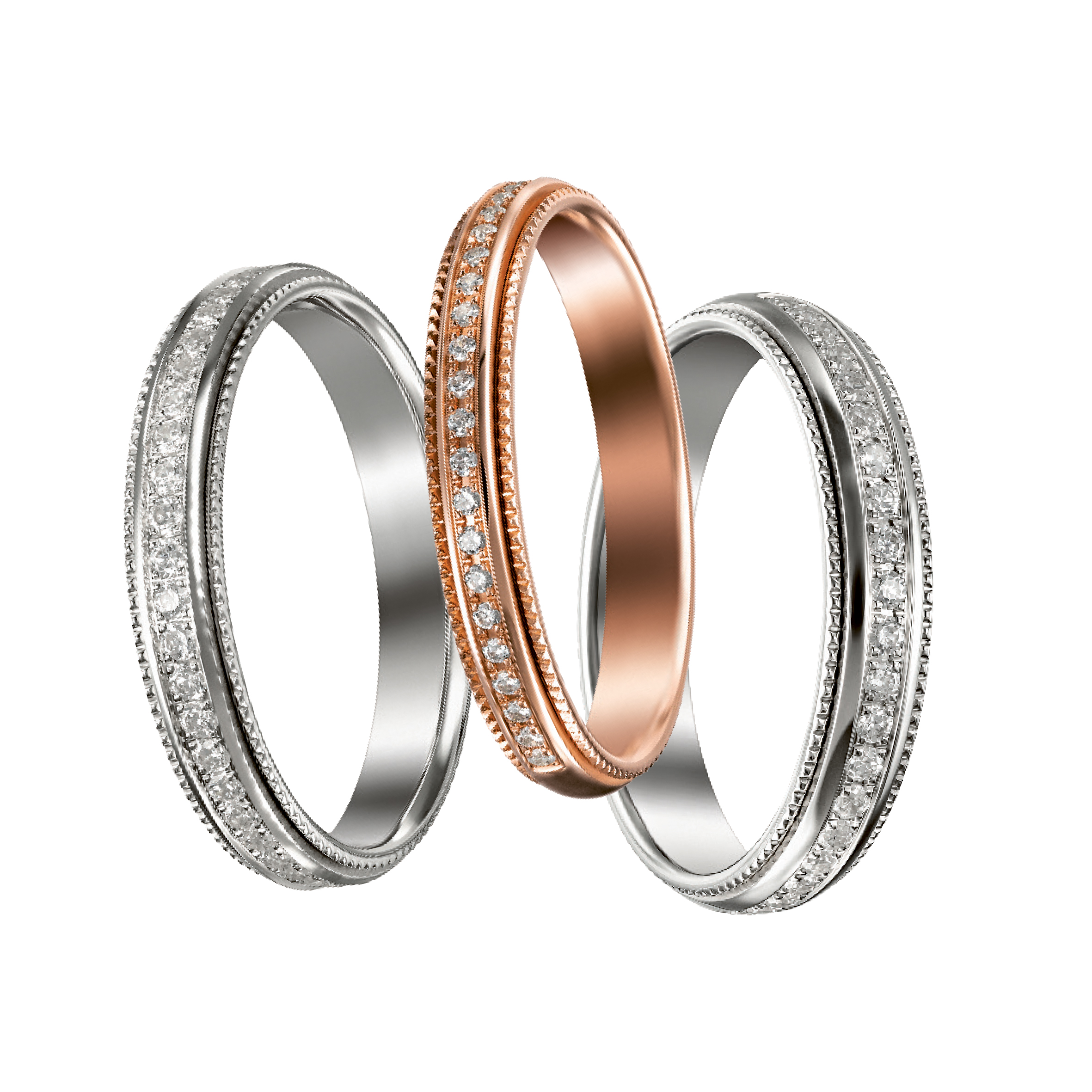 62-53260 diamond rings, wedding rings, gold, platinum