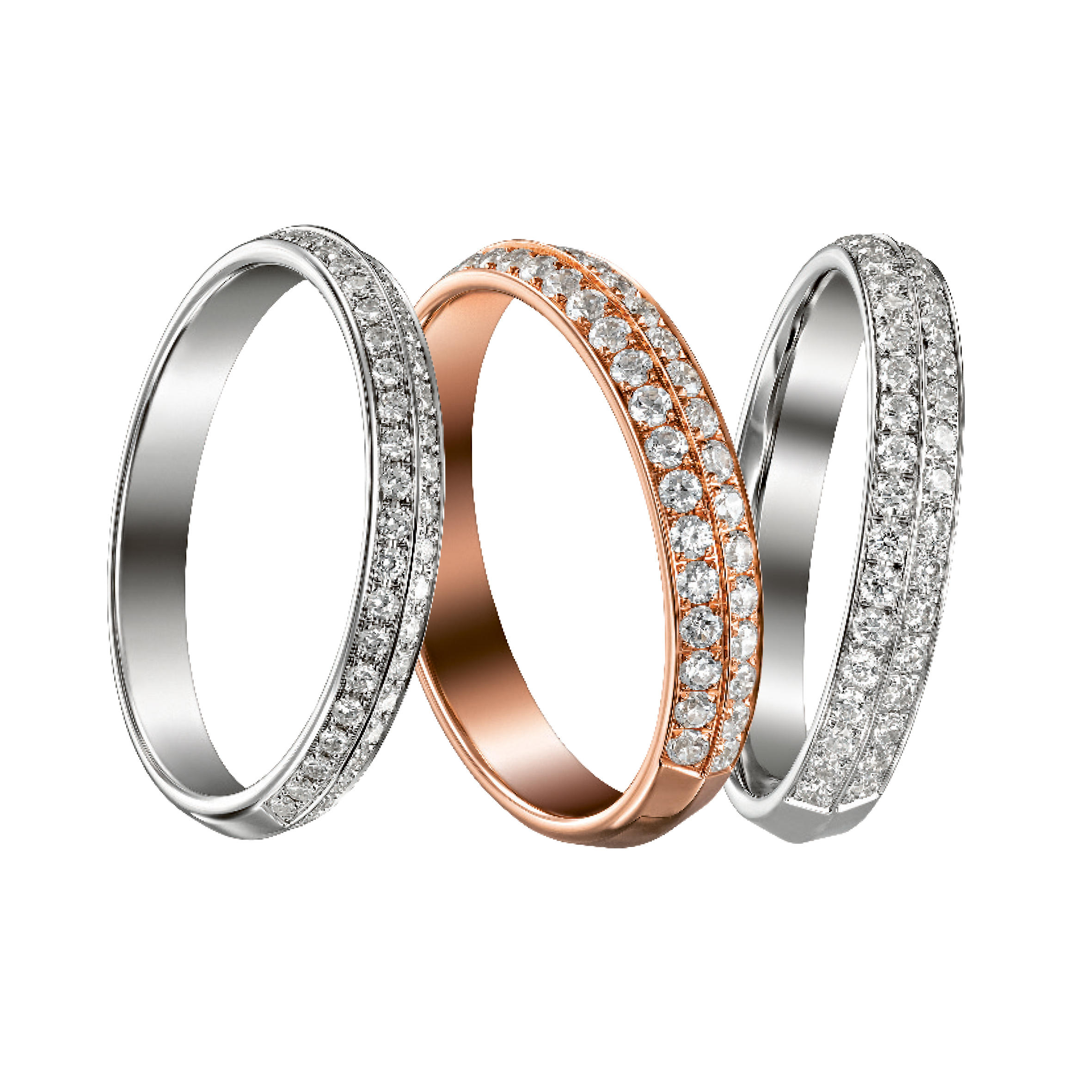 62-53270 diamond rings, wedding rings, gold, platinum