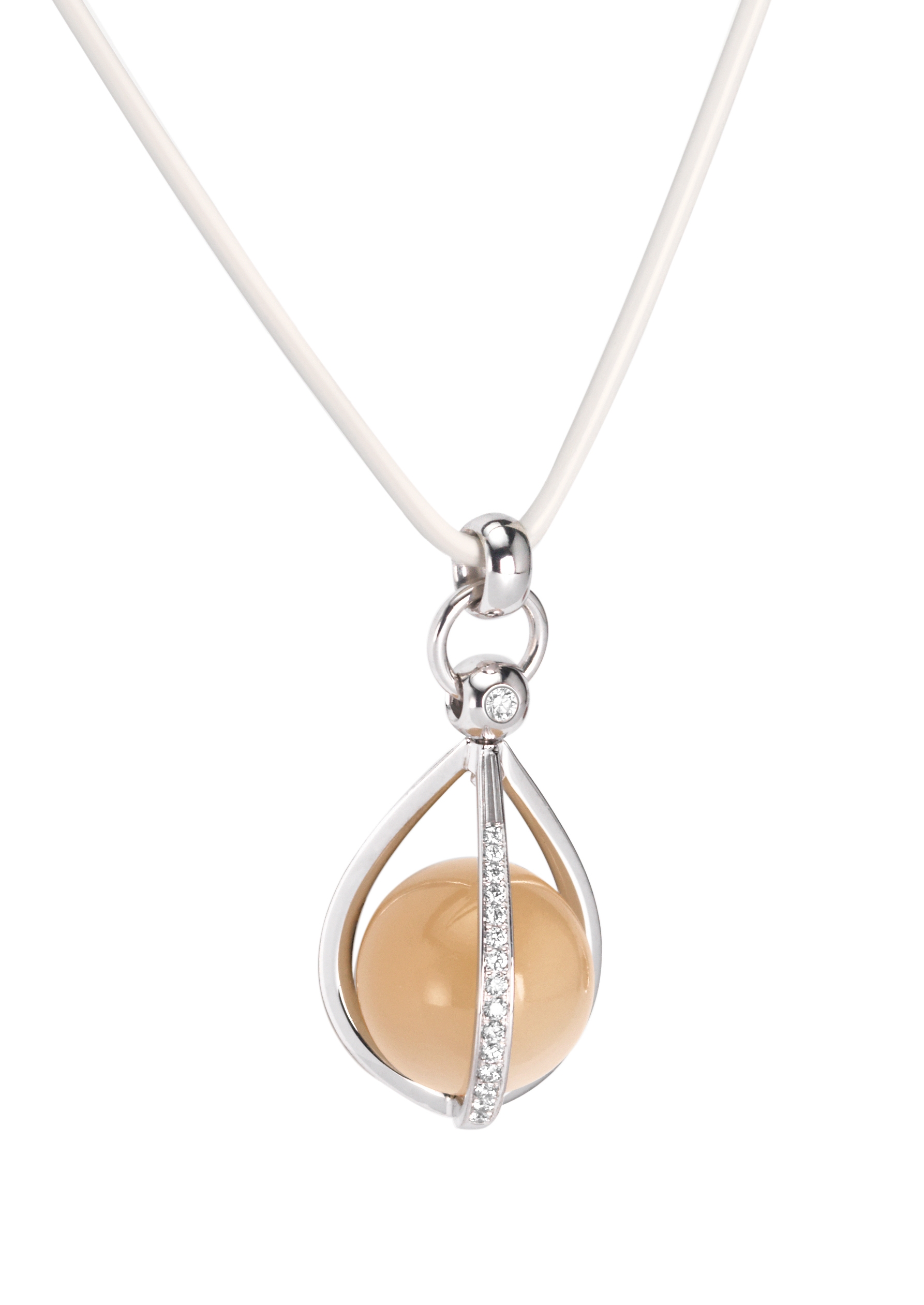 21-20020-0 pendant with moonstone and diamonds Furrer Jacot