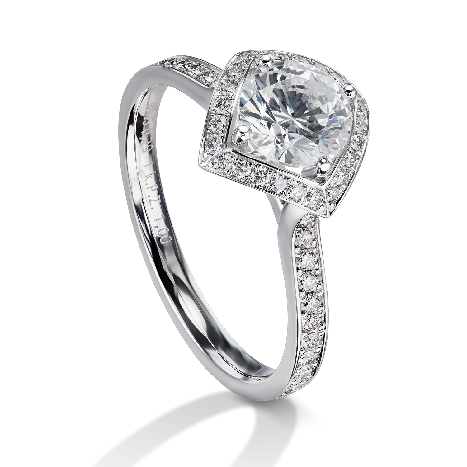 Engagement ring Furrer Jacot dome