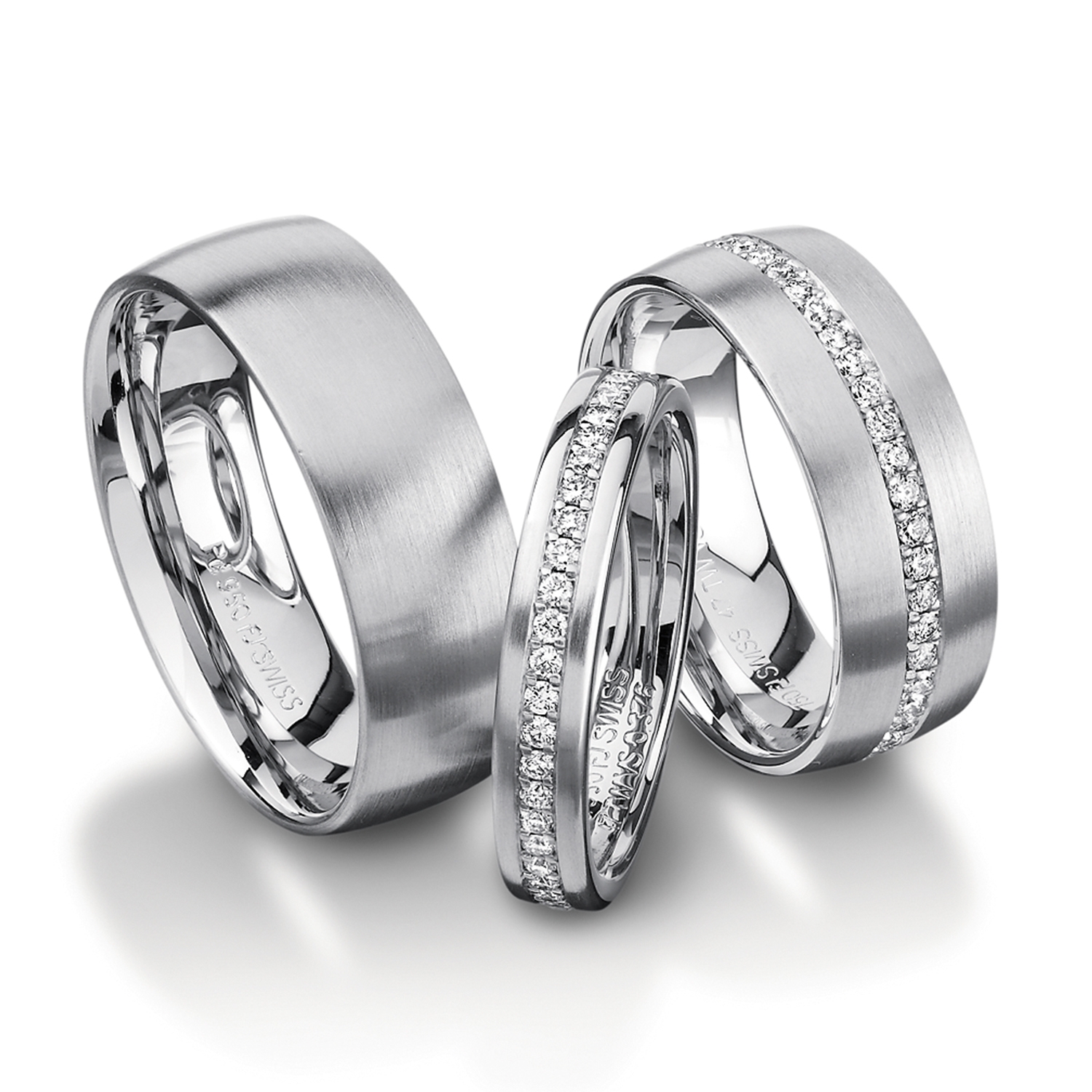 62-52580-0-0-white Diamond rings in gold, platinum and palladium with diamonds Furrer Jacot