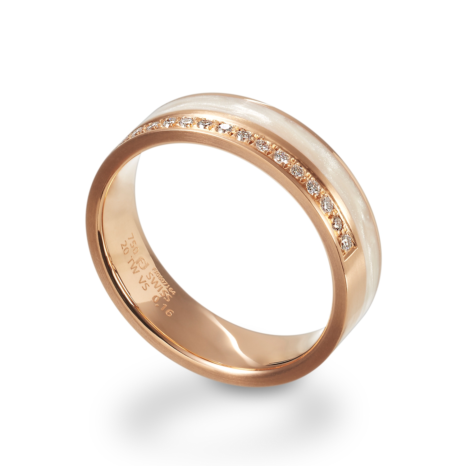 62-53150-0-0-Ceram White rings in gold, platinum and palladium Furrer Jacot with diamonds