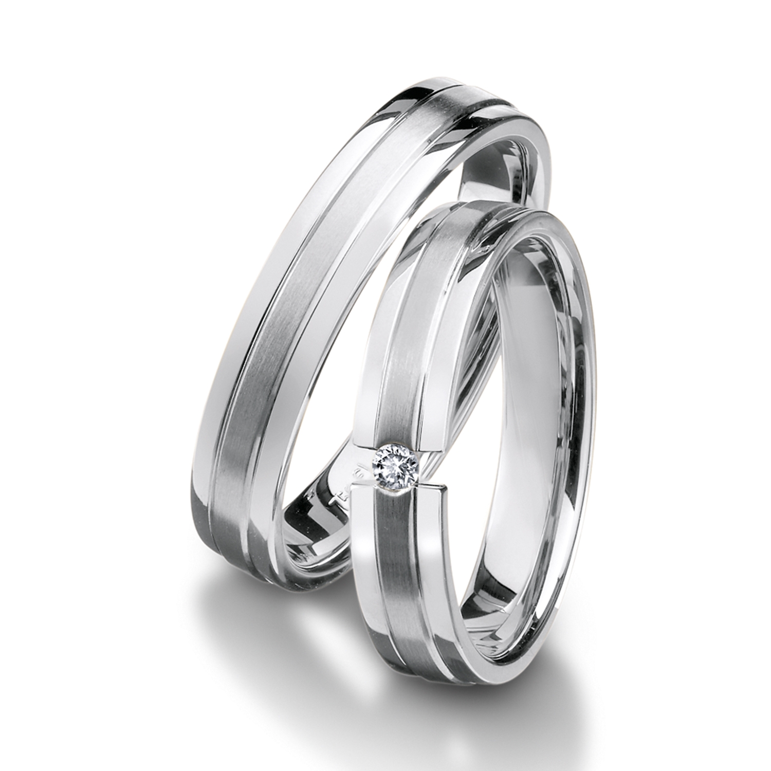71-80620-0-0 Rings in gold, platinum and palladium with diamonds Furrer Jacot