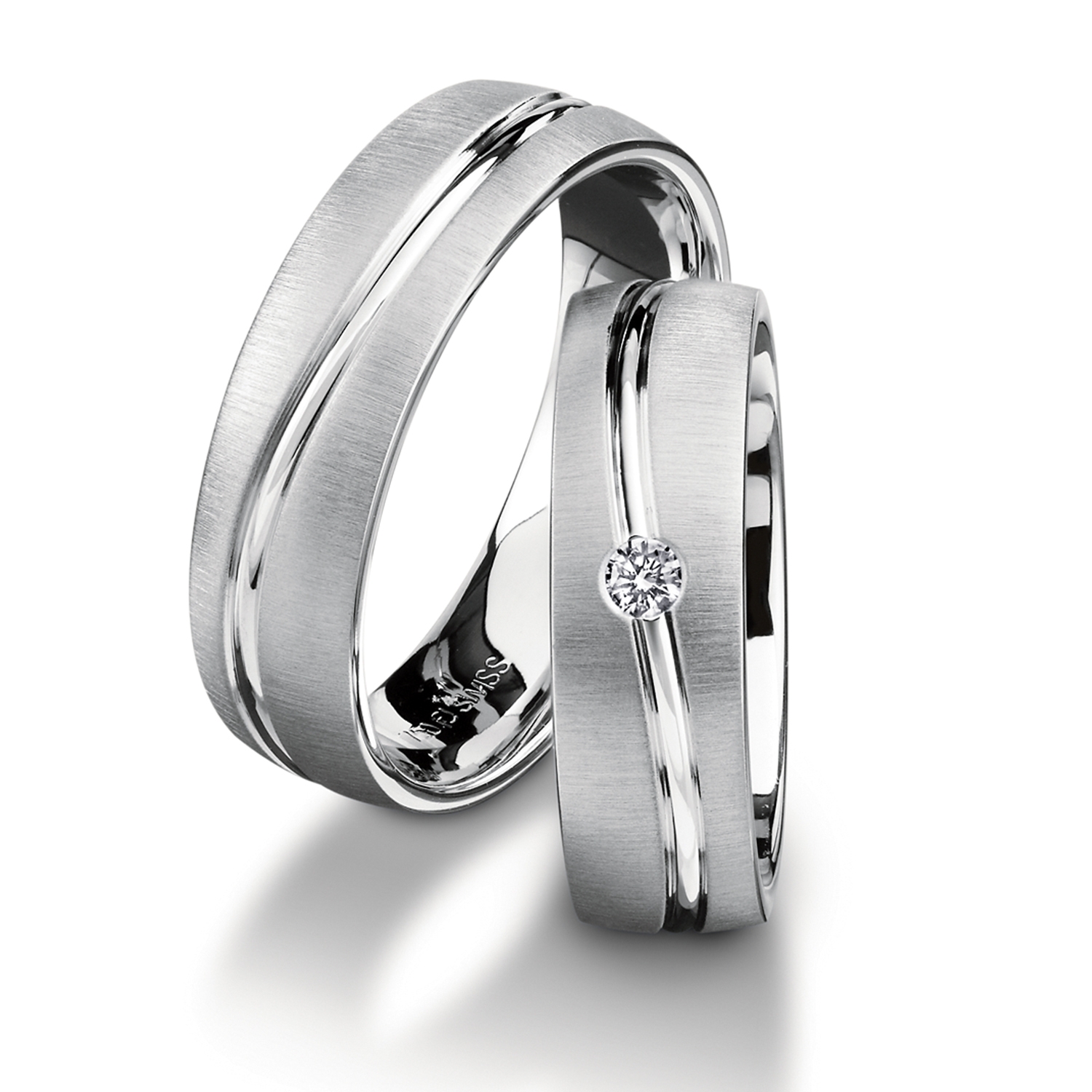 71-82480-0-0-white Rings in gold, platinum and palladium with diamonds Furrer Jacot