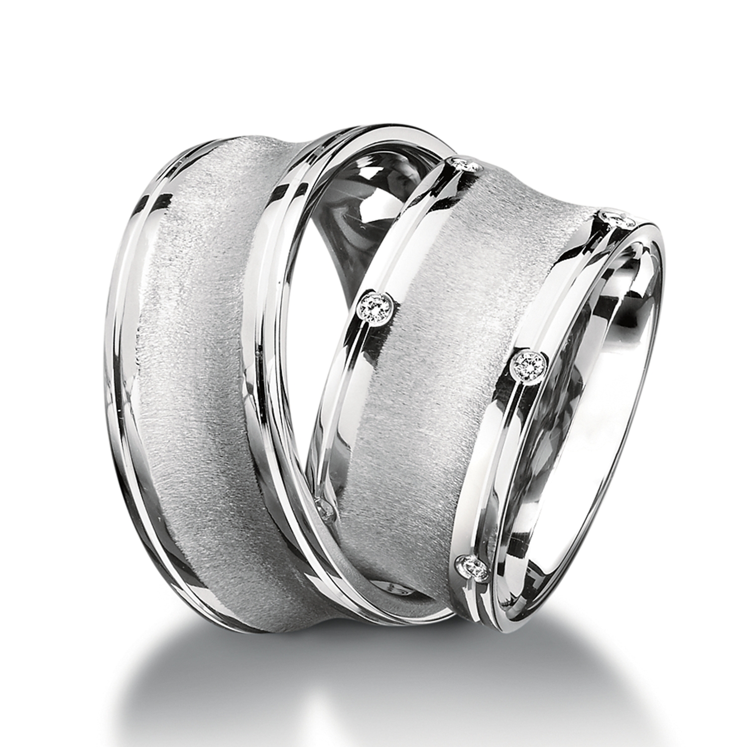 71-82980-0-0 Rings in gold, platinum and palladium with diamonds Furrer Jacot