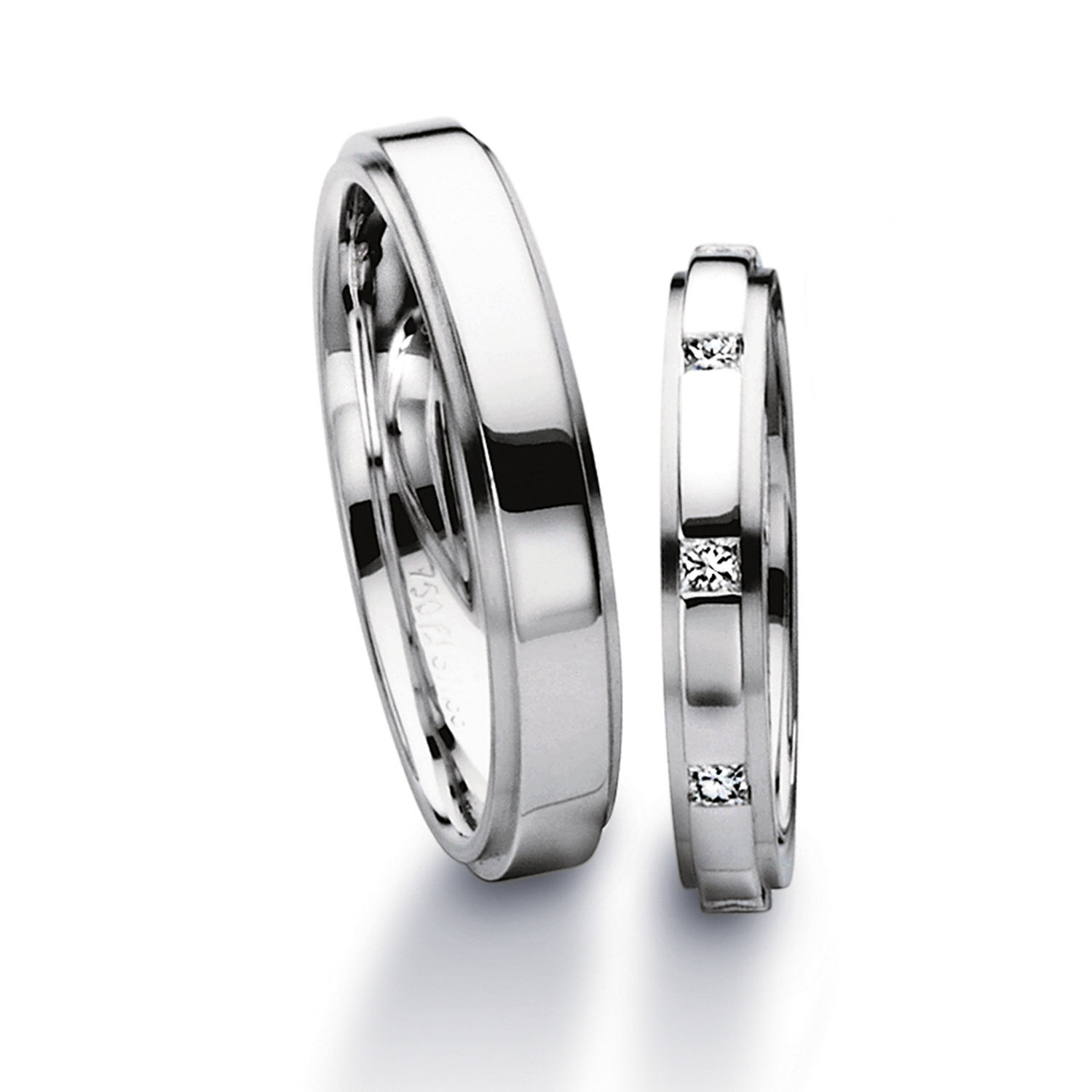 71-83110-0-0-white Rings in gold, platinum and palladium with diamonds Furrer Jacot