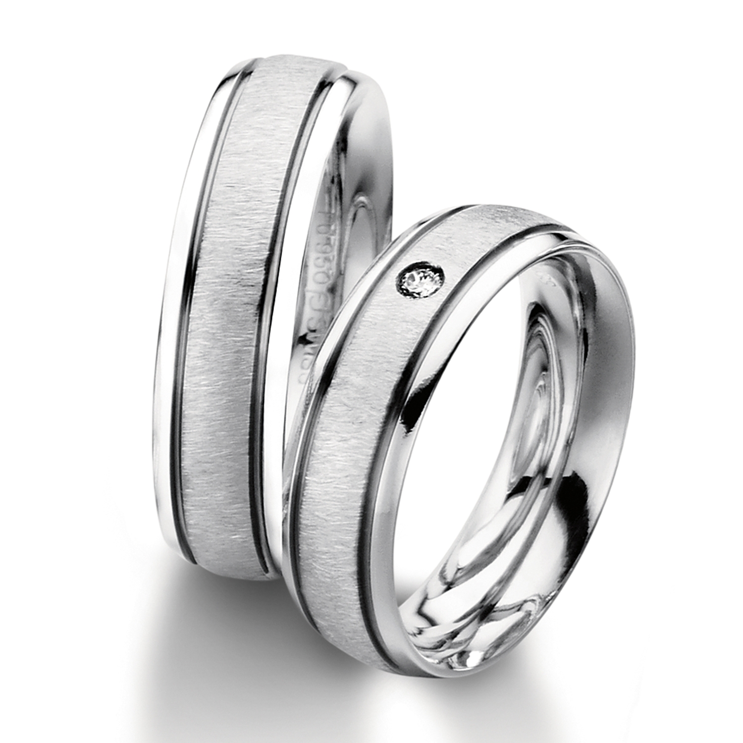 71-83530-0-0-white Rings in gold, platinum and palladium with diamonds Furrer Jacot