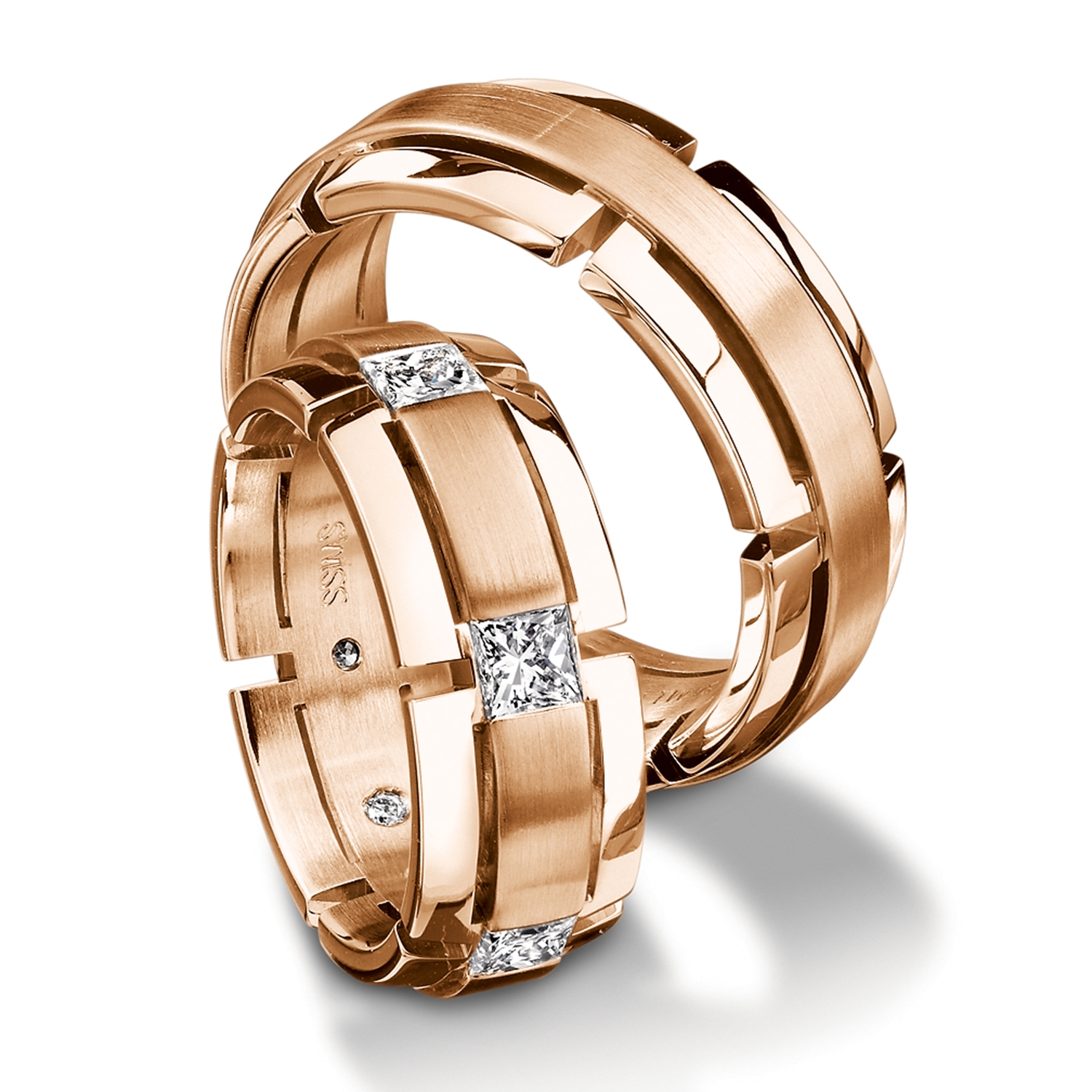 71-83780-0-0 Diamond rings in gold, platinum and palladium with diamonds Furrer Jacot