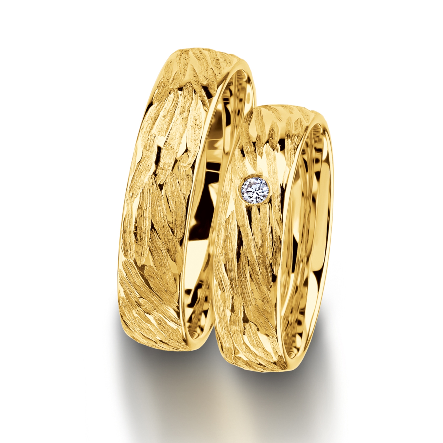 Rings in gold, platinum and palladium Furrer Jacot