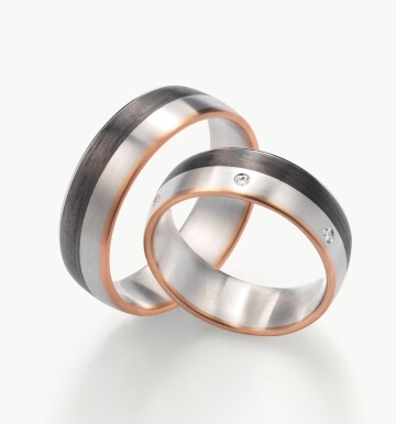 carbon wedding rings