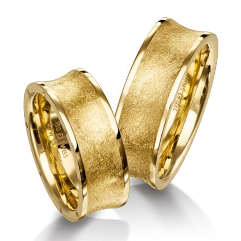Rings in gold, platinum and palladium Furrer Jacot